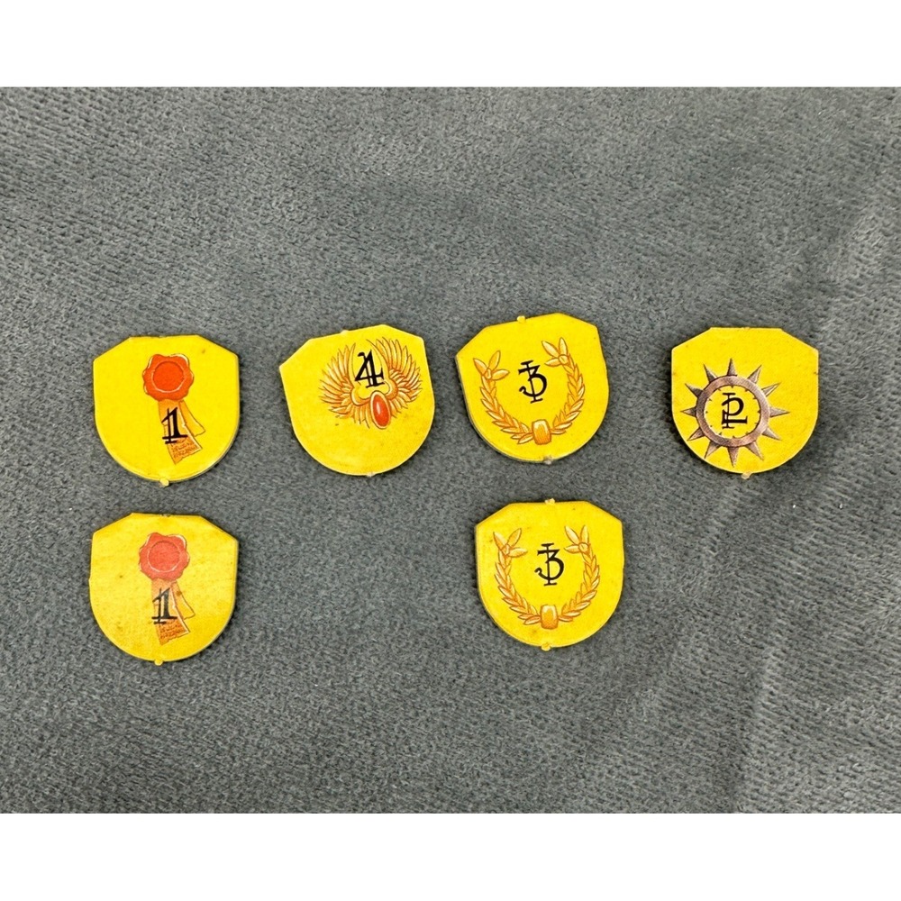 Space Crusade Board Game Marine Honor Badges Set Replacement Parts Piece Token